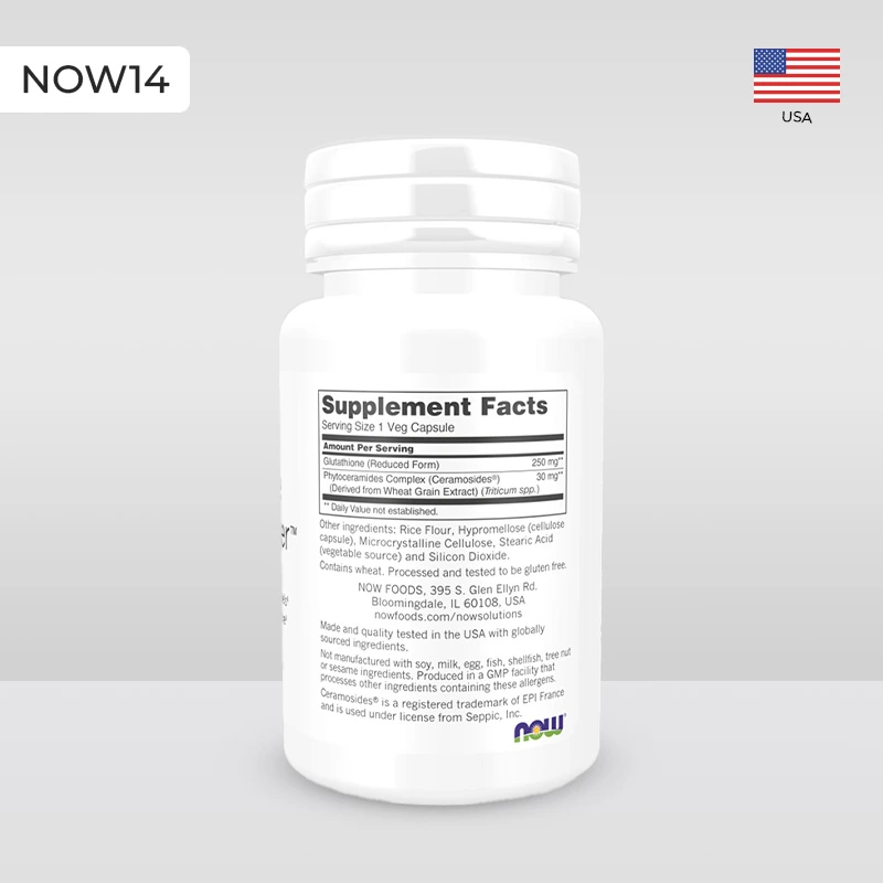 Now Solutions Glutathione Skin Brightener Capsules